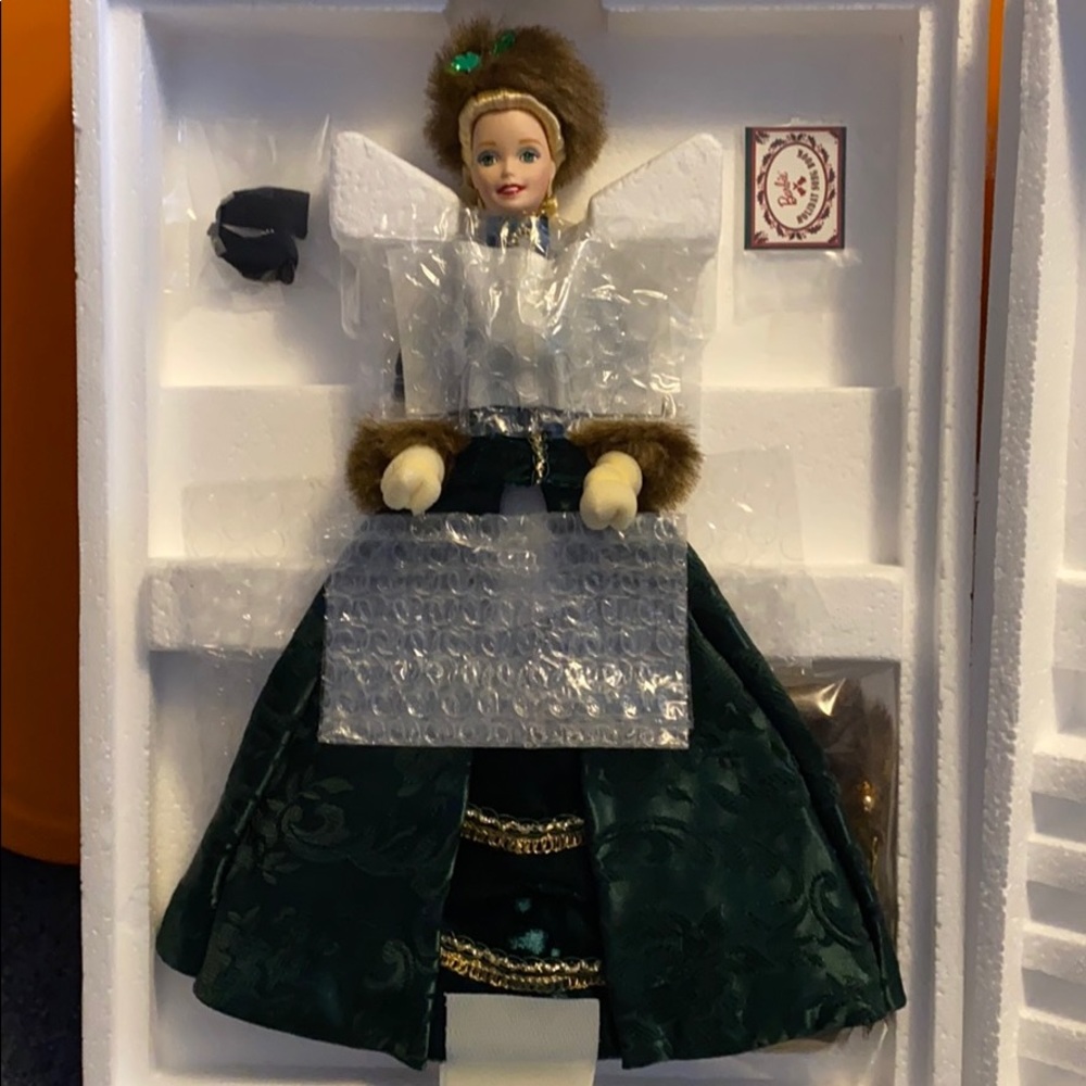Barbie Holiday Caroler 1996 Porcelain